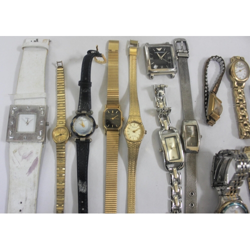 331 - 13 VARIOUS WATCHES INCLUDING INGERSOLL, ACCURIST, SECONDA, TIMEX ETC (1 NO STRAP, 1 GLASS DAMAGED - ... 