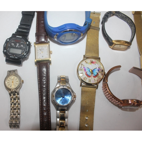 332 - 13 VARIOUS WATCHES INCLUDING ROJAS, PALISA, RICARDO, ROMANO (NONE TESTED)