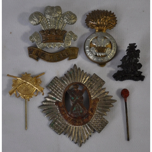 345 - VARIOUS BADGES - MAINLY MILITARY