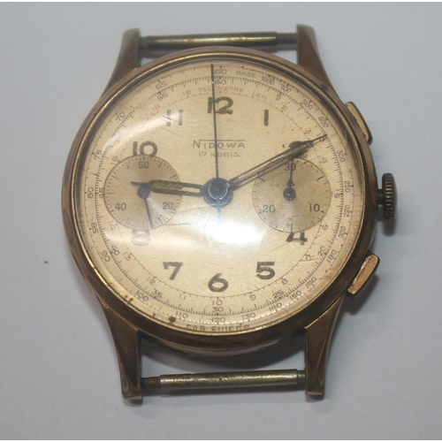 353 - 7 WRISTWATCHES INCLUDING NIDOWA CHRONOGRAPH - ALL REQUIRE ATTENTION