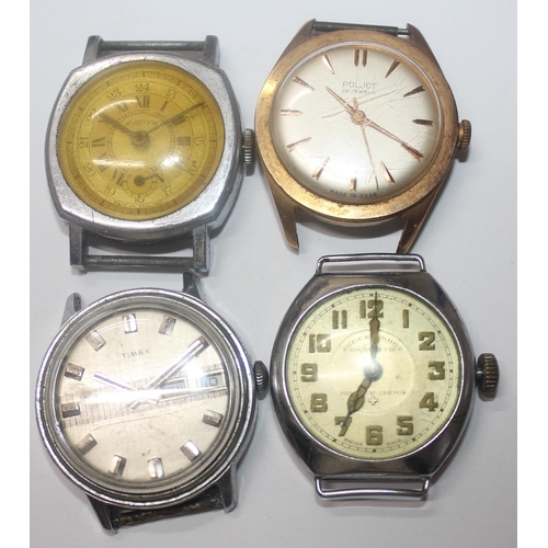 353 - 7 WRISTWATCHES INCLUDING NIDOWA CHRONOGRAPH - ALL REQUIRE ATTENTION