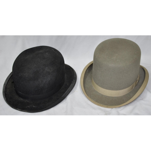 52 - 4 HATS - 3 TOP HATS AND 1 BOWLER HAT