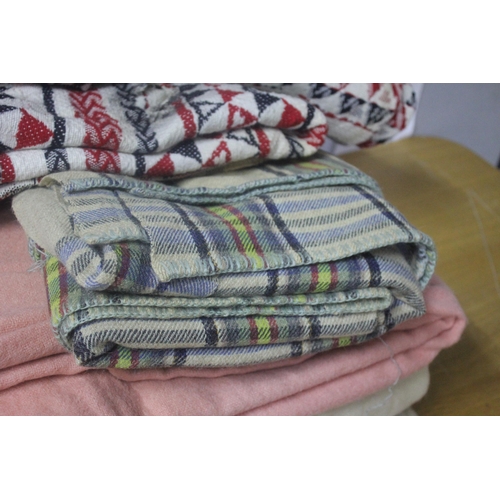 62 - VARIOUS WOOL BLANKETS