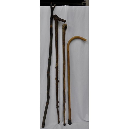 67 - BUNDLE OF WALKING STICKS