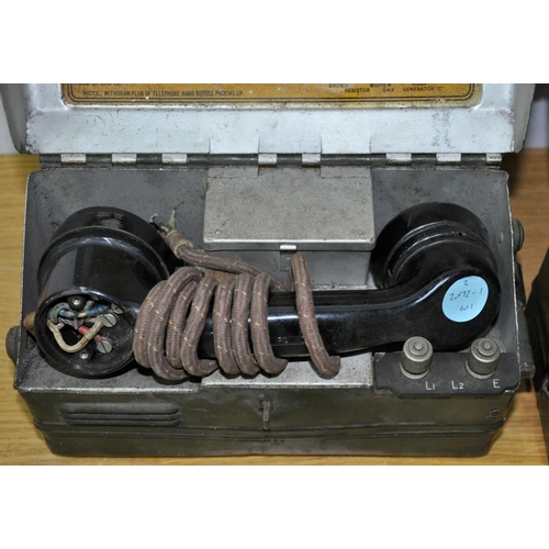 236 - 2 FIELD TELEPHONE SETS L MK1