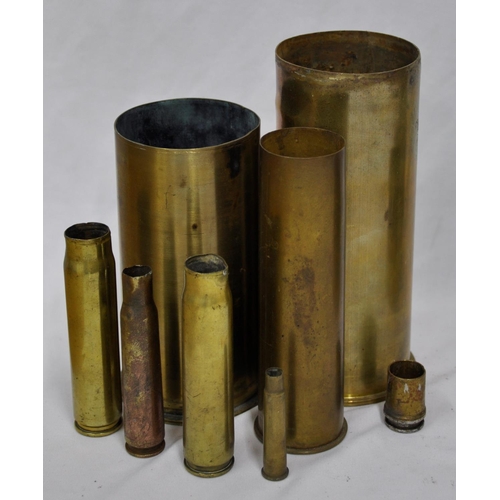 253 - COLLECTION OF AMMUNITION SHELLS AND TRENCH ART