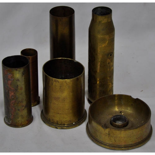 253 - COLLECTION OF AMMUNITION SHELLS AND TRENCH ART