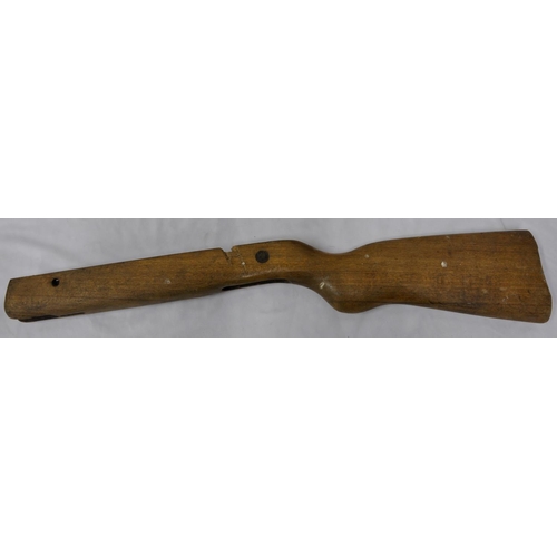 261 - RIFLE STOCK & BAYONNET