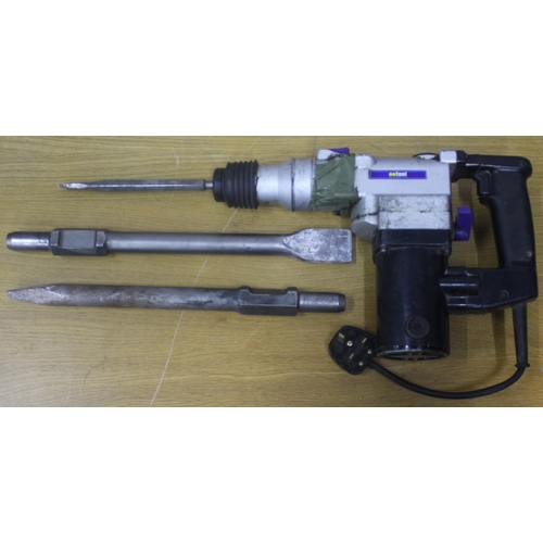 315 - POWERCRAFT ANGLE GRINDER, NUTOOL BREAKER & HAMMER DRILL - ALL WORKING.  SHORT ELECTRIC CABLES... 