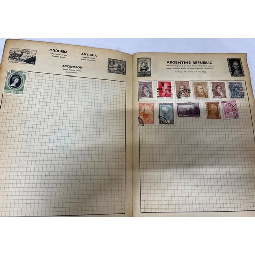 379 - WITHDRAWN - BOX COLLECTABLE ITEMS & VARIOUS WATCHES: STAMP ALBUM & STAMPS, 2 MINIATURE STAIN... 