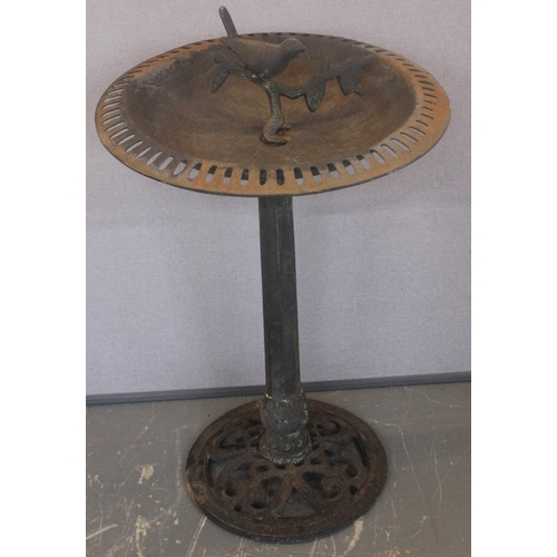 20 - WROUGHT IRON BIRD BATH