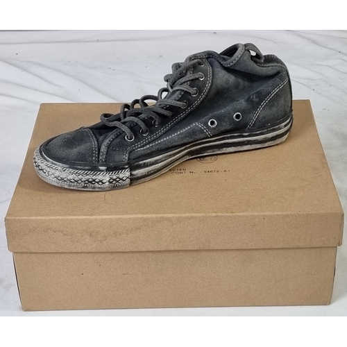 22 - PAIR OF ROCKET DOG BOOTS AND A PAIR OF ALLSAINTS TRAINERS BOTH PAIRS SIZE 7, NEW IN BOXES