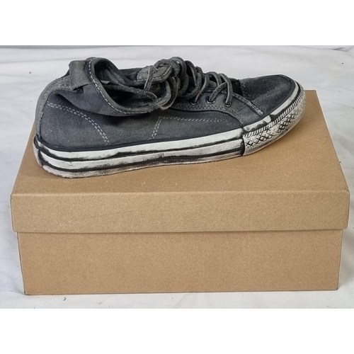 25 - 2 PAIR OF ALLSAINTS TRAINERS - SIZES 6 & 7