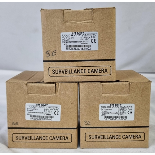 33 - 3 MINI DOME CCTV CAMERAS