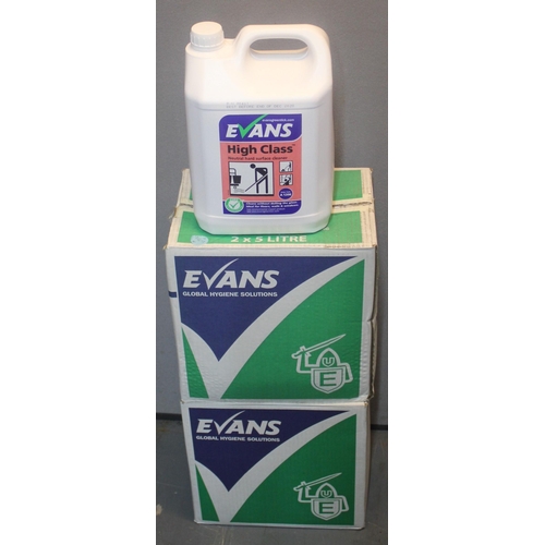 43 - 4 x 5 LITRE EVANS GLOBAL HYGIENCE SERVICES NEUTRAL HARD SURFACE CLEANER