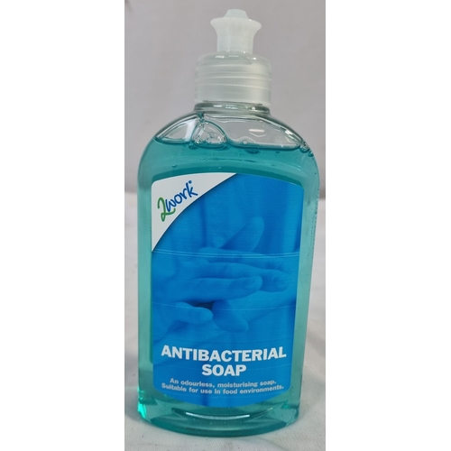 44 - 4 BOXES (6 PER BOX) 2WORK ANTIBACTERIAL SOAP (300ml)