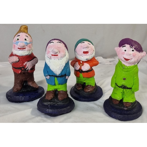 104 - SNOW WHITE AND THE SEVEN DWARFS GARDEN ORNAMENTS. DWARFS 8