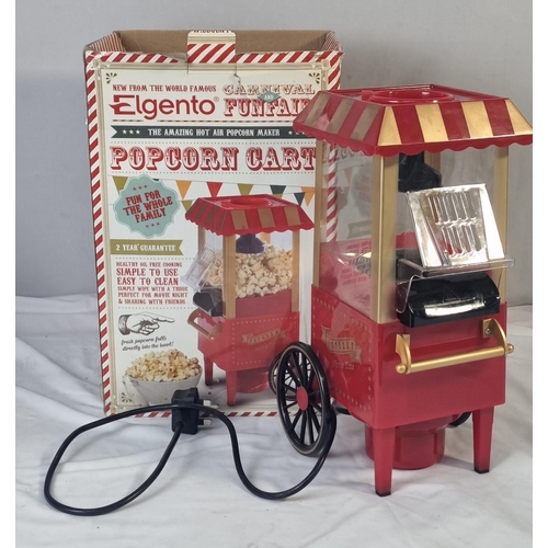 136 - NEW AND BOXED ITEMS - POPCORN CART, CURRY'S PORTABLE DVD, DIGITAL PHOTO FRAME AND 5 POTATO  BAK... 