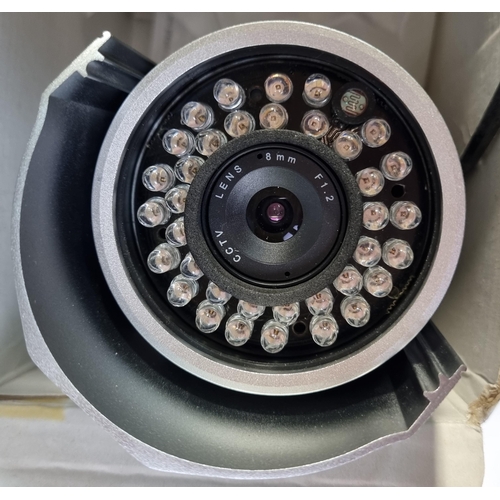 147 - 4 DIGITAL CCD CAMERAS - ONE WITH GLASS MISSING