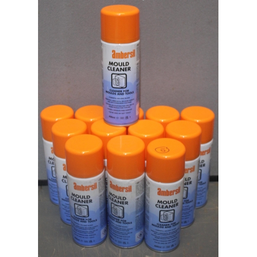 168 - 13 x 400ml AMBERSIL MOULD PROTECTIVE CORROSION INHIBITOR FOR CLEANING MOULDS AND TOOLS