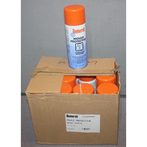 170 - 12 x 400ml AMBERSIL MOULD PROTECTIVE CORROSION INHIBITOR FOR CLEANING MOULDS AND TOOLS