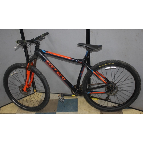 62 - CARRERA SULCATA 7005 T6 FRONT SUSPENSION 21 SPEED MOUNTAIN BIKE WITH DISC BRAKES AMD 29