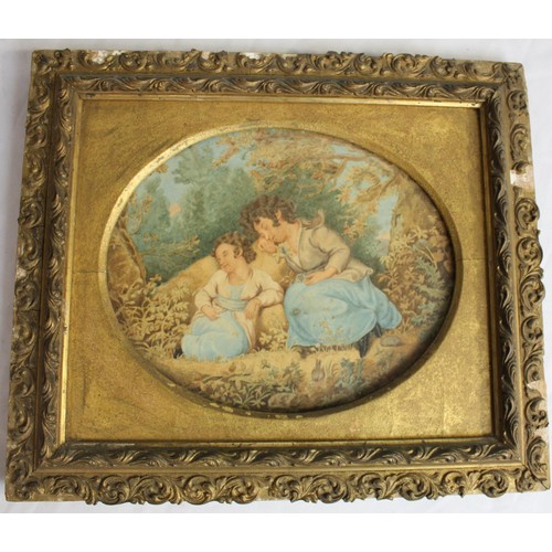 55 - VARIOUS FRAMED AND UNFRAMED PICTURES - PRINTS AND OILS INCLUDING: GILT FRAMED OIL PAINTING OF VILLAG... 