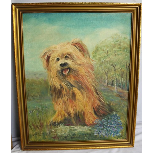 55 - VARIOUS FRAMED AND UNFRAMED PICTURES - PRINTS AND OILS INCLUDING: GILT FRAMED OIL PAINTING OF VILLAG... 