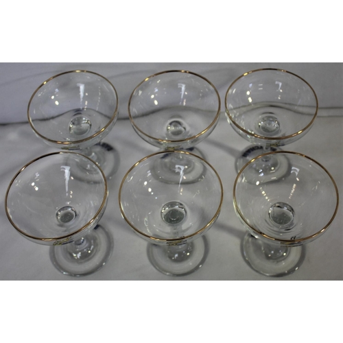 90 - SET OF 6 BABYCHAM GLASSES