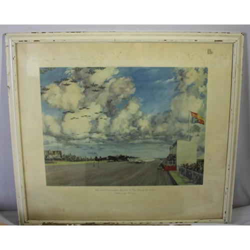 55 - VARIOUS FRAMED AND UNFRAMED PICTURES - PRINTS AND OILS INCLUDING: GILT FRAMED OIL PAINTING OF VILLAG... 