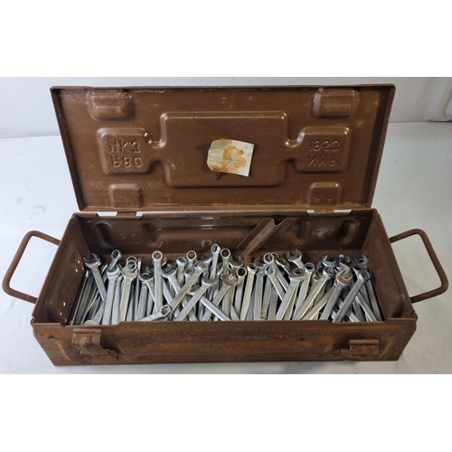 62 - AMMUNITION CASE OF SPANNERS