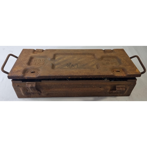 62 - AMMUNITION CASE OF SPANNERS