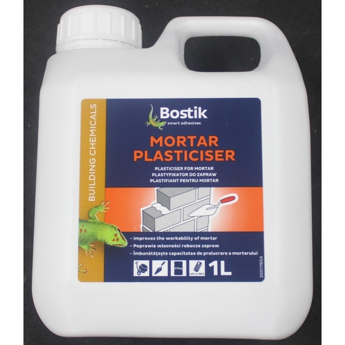 299 - 18 x BOSTIK MORTAR PLASTICISER 1L