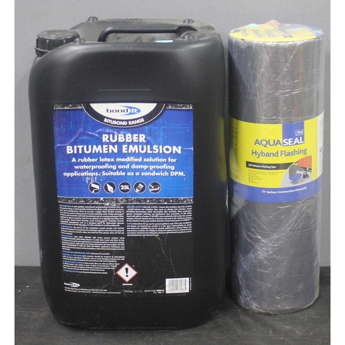 303 - BOND IT RUBBER BITUMEN EMULSION 25L FEB AQUASEAL HYBAND FLASHING