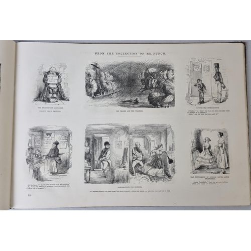 316 - BOX OF MR PUNCH PICTURES OF LIFE AND CHARACTER BY JOHN LEECH BRADBURY AND EVANS LONDON 1859