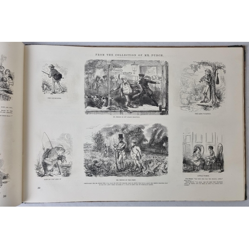 316 - BOX OF MR PUNCH PICTURES OF LIFE AND CHARACTER BY JOHN LEECH BRADBURY AND EVANS LONDON 1859