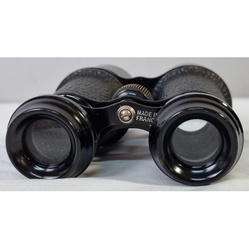 40 - 4 PAIR OF BINOCULARS: VANGUARD (KR-1650), 16x50MM (NO CASE), FRENCH PAIR & 2 PAIR SUNGAR 18x21