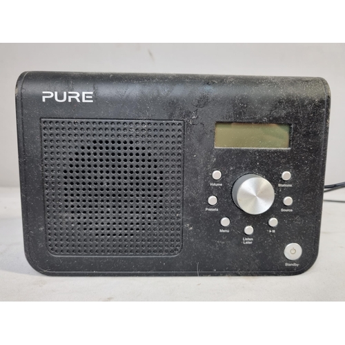 41 - GRUNDIG DESIGN F.A. PORSCHE PORTABLE RADIO, 7up BOTTLING CO LTD NIGERIA CLOCK & PURE ONE CLASSIC... 