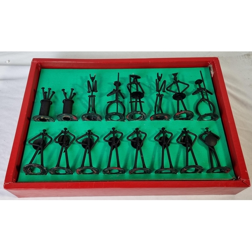 43 - NAIL FIGURES CHESS SET