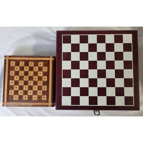 91 - 2 CHESS SETS & TRAVEL CHESS SET