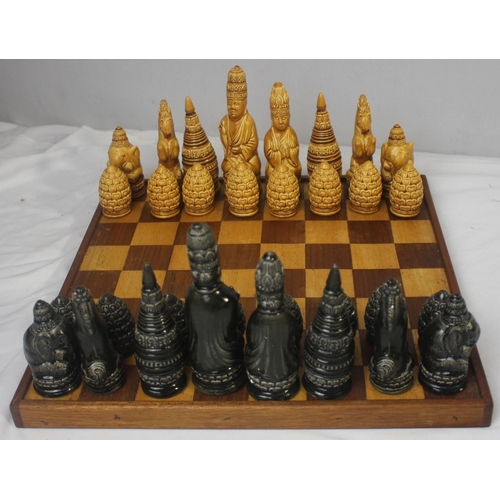 113 - 2 CHESS SETS WITH BOARDS