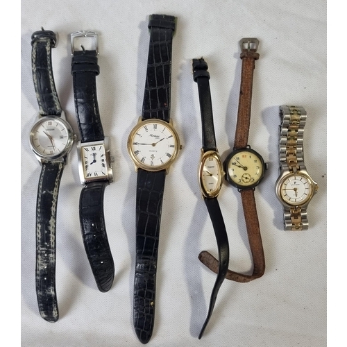 105 - 11 LADIES WATCHES: SOFTWATCH SALVADOR DALI IN BOX, RAYMOND WEIL, MONTINE 2000, PIERRE CARDIN, ROTARY... 