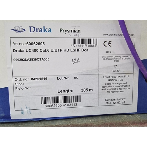 8 - 8 PART ROLLS OF CAT 5E CABLE