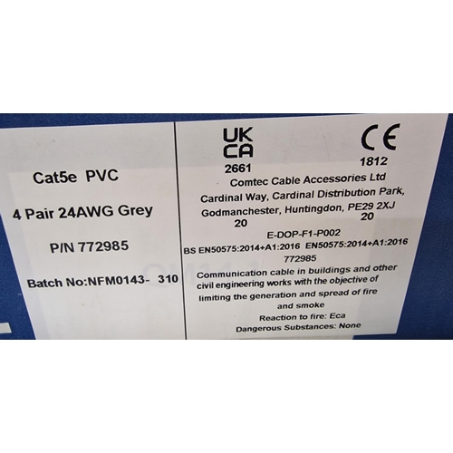 8 - 8 PART ROLLS OF CAT 5E CABLE