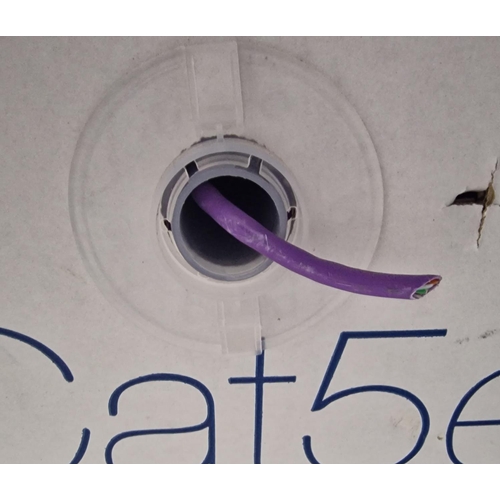 8 - 8 PART ROLLS OF CAT 5E CABLE