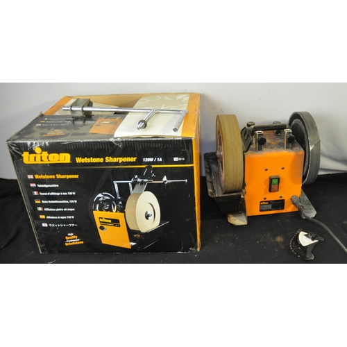 25 - TITAN TWSS10 DOUBLE WHEEL GRINDER/POLISHING WHEEL