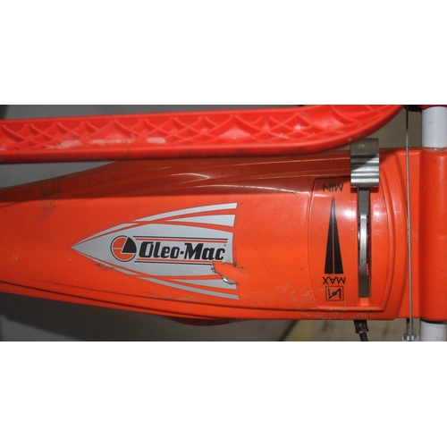 10 - EMAK PETROL LAWNMOWER AND 5L PETROL CAN