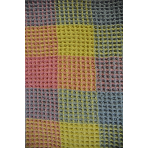 2 - WELSH WOOL WAFFLE BLANKET