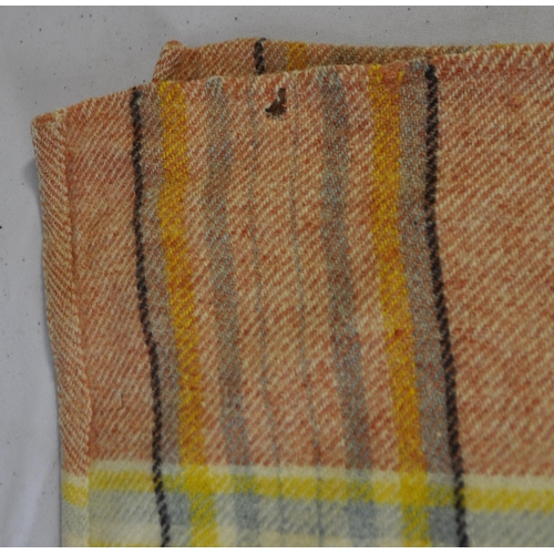 3 - 3 WOOL BLANKETS - SEE PHOTOS FOR DAMAGE