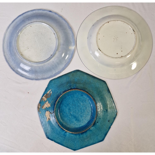 26 - MISCELLANEOUS - VICTORIA PART TEA SET, PLATES, GLASS VASES